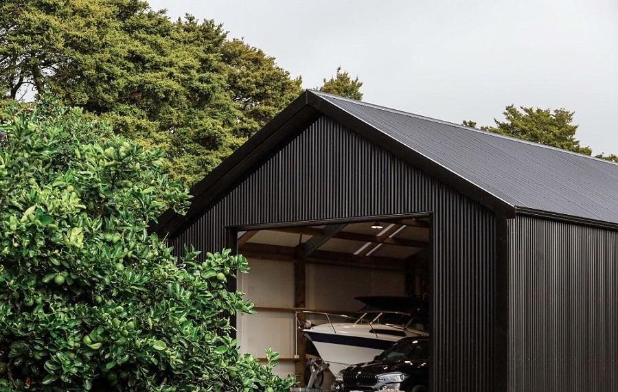 Custom lifestyle boat storage kitset shed